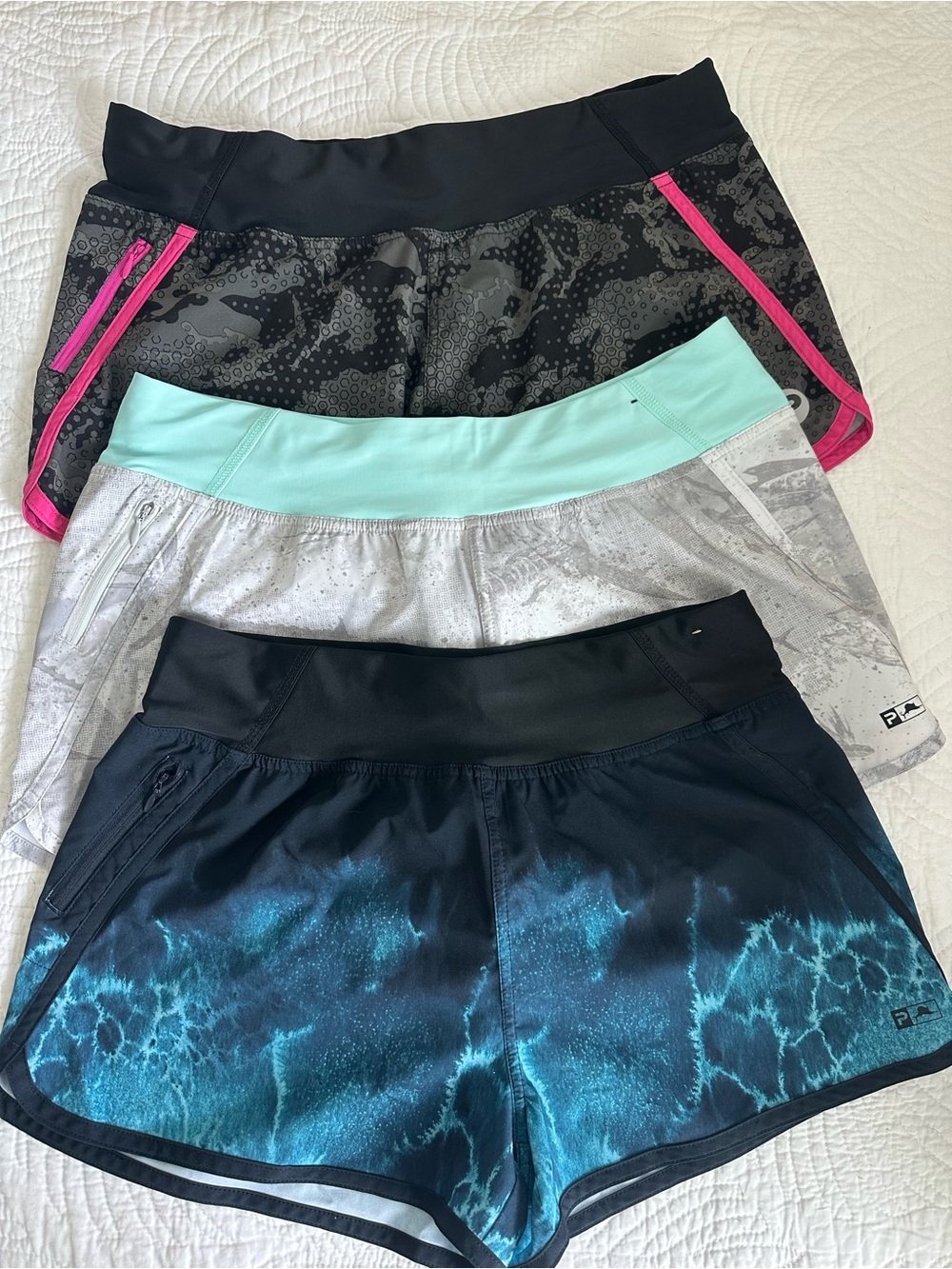 Pelagic Women's LOT of 3 pairs Performance Shorts